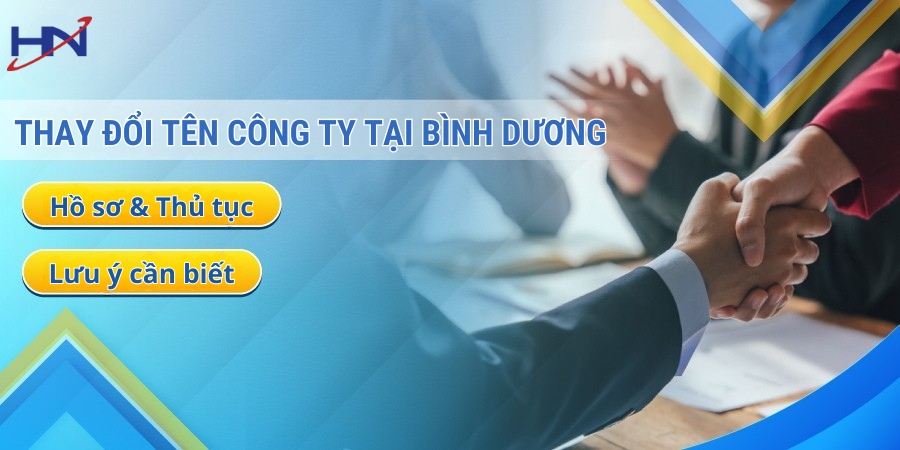 Dịch Vụ Thay Đổi Tên Công Ty Tại Bình Dương
